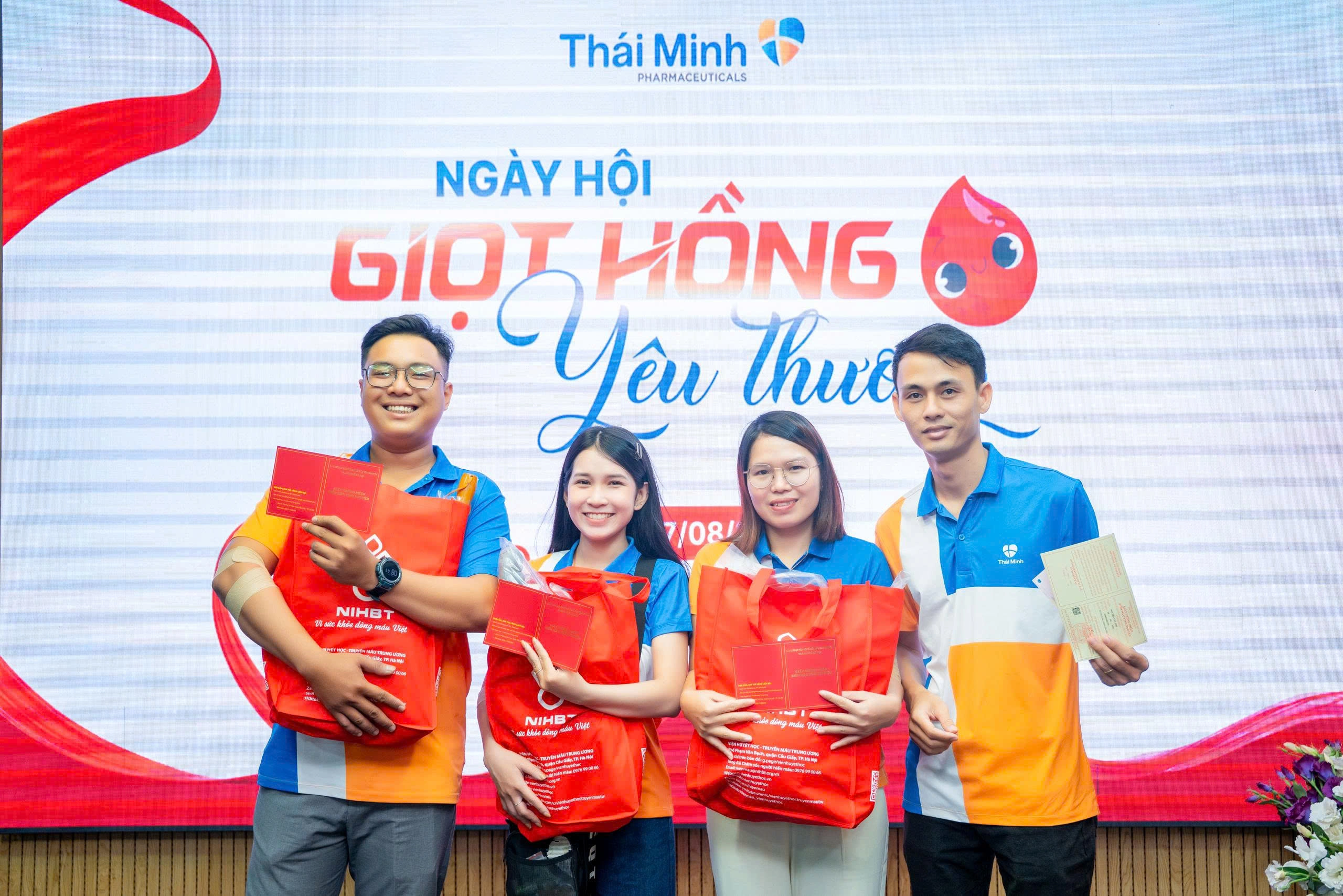 Giọt Hồng Yêu Thương 2025 – Thái Minh tiếp nối hành trình sẻ chia sự sống